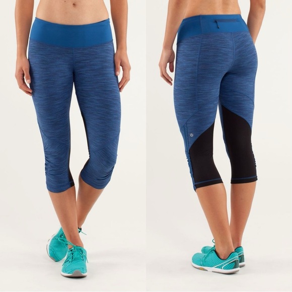 Size 4 Lululemon‎ Run: For Your Life Crop - Picture 1 of 9